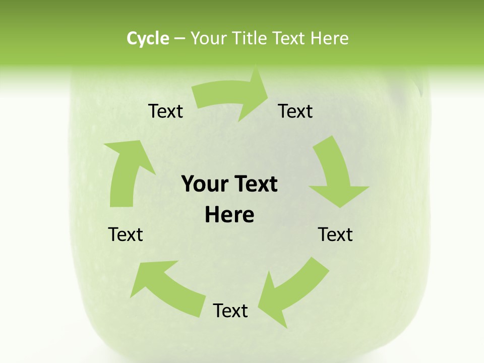 Freshness Delicious Green PowerPoint Template