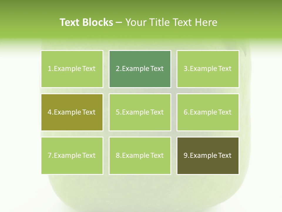 Freshness Delicious Green PowerPoint Template