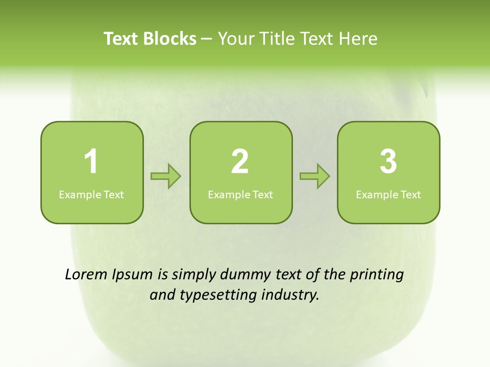 Freshness Delicious Green PowerPoint Template