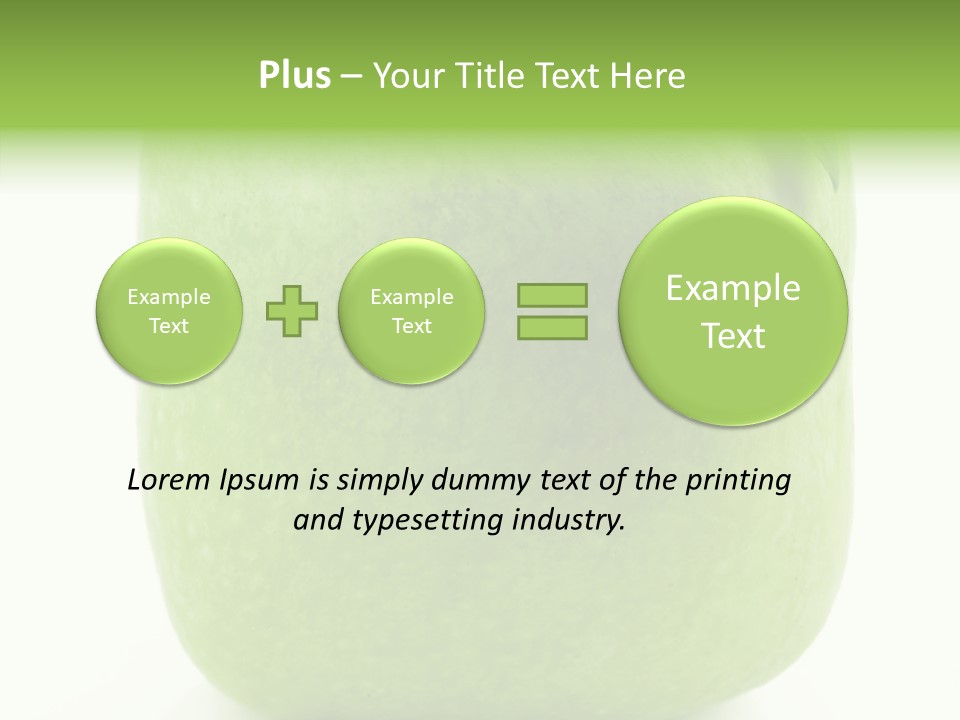 Freshness Delicious Green PowerPoint Template