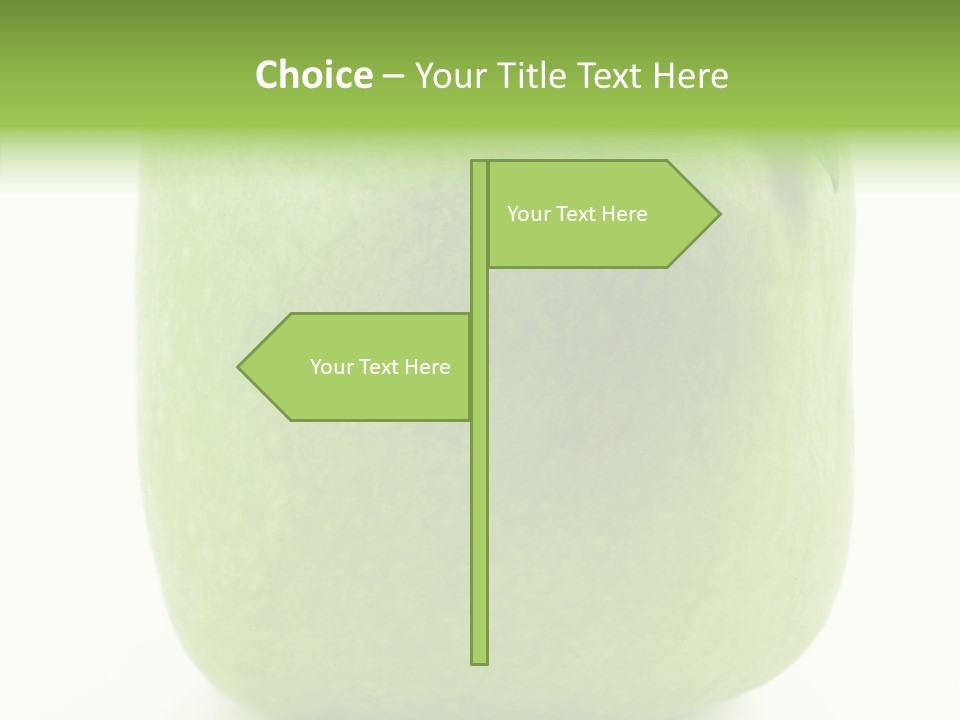 Freshness Delicious Green PowerPoint Template