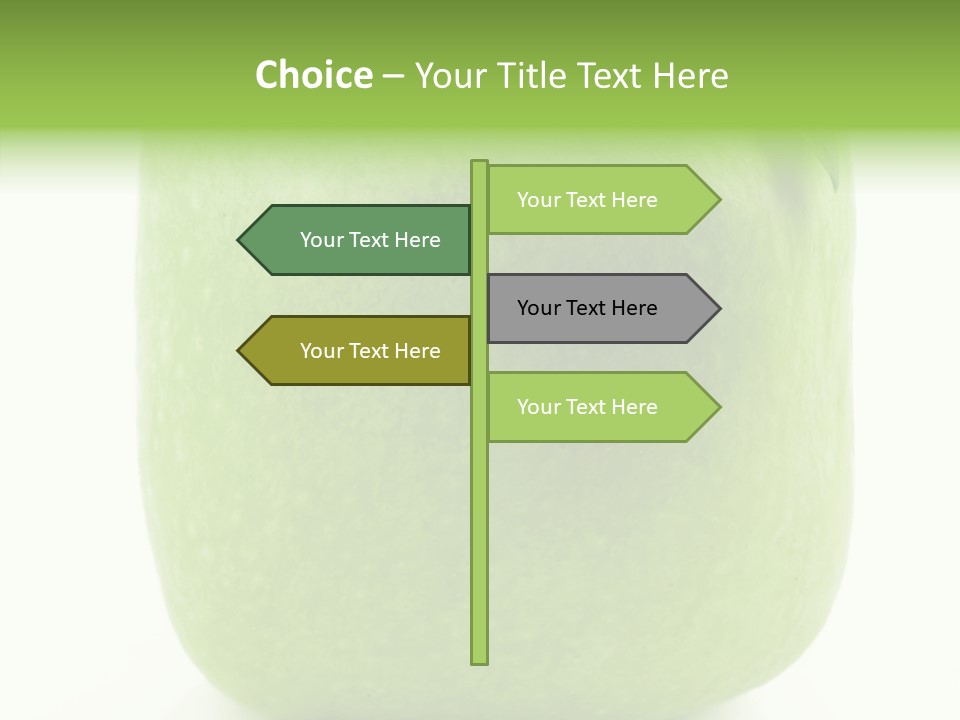 Freshness Delicious Green PowerPoint Template
