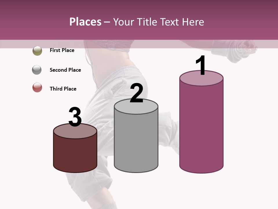 Style Moving Exercizing PowerPoint Template