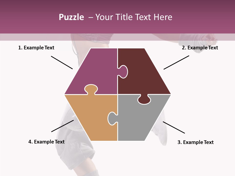 Style Moving Exercizing PowerPoint Template