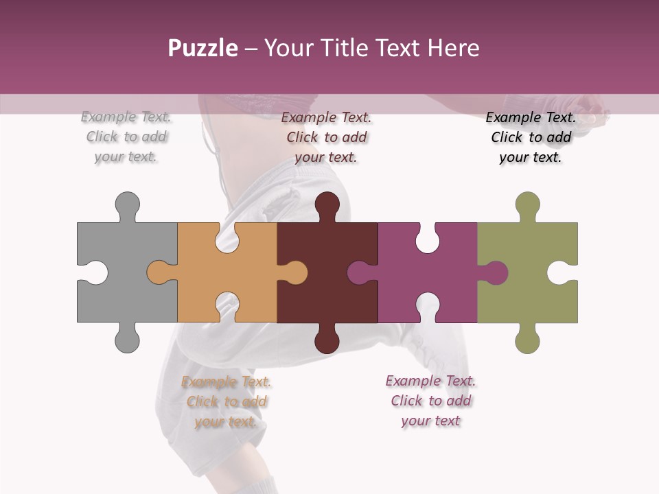Style Moving Exercizing PowerPoint Template
