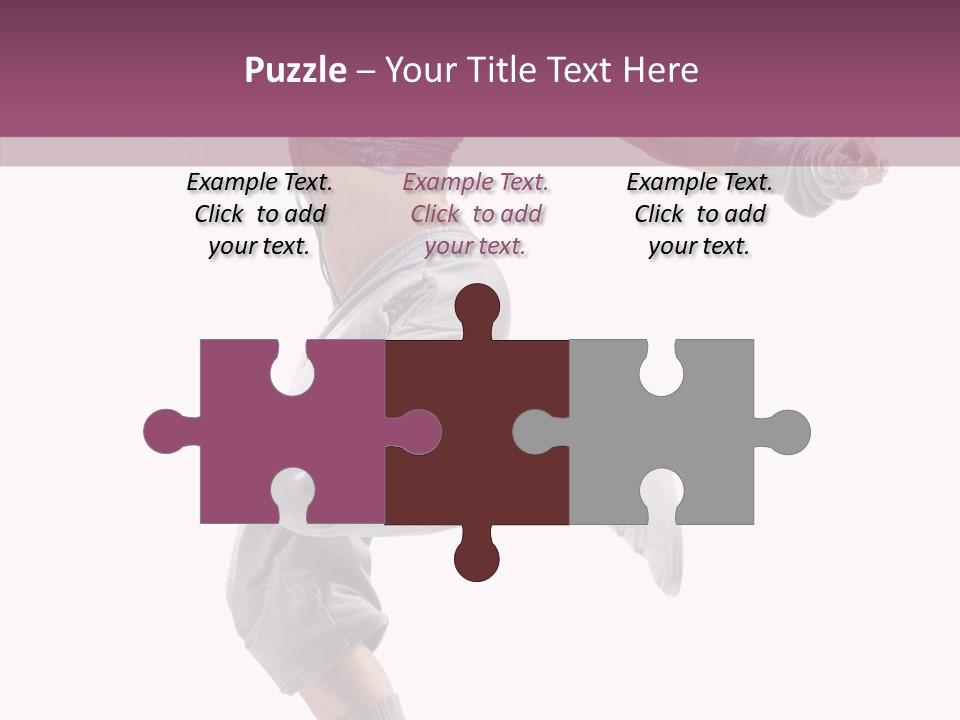 Style Moving Exercizing PowerPoint Template