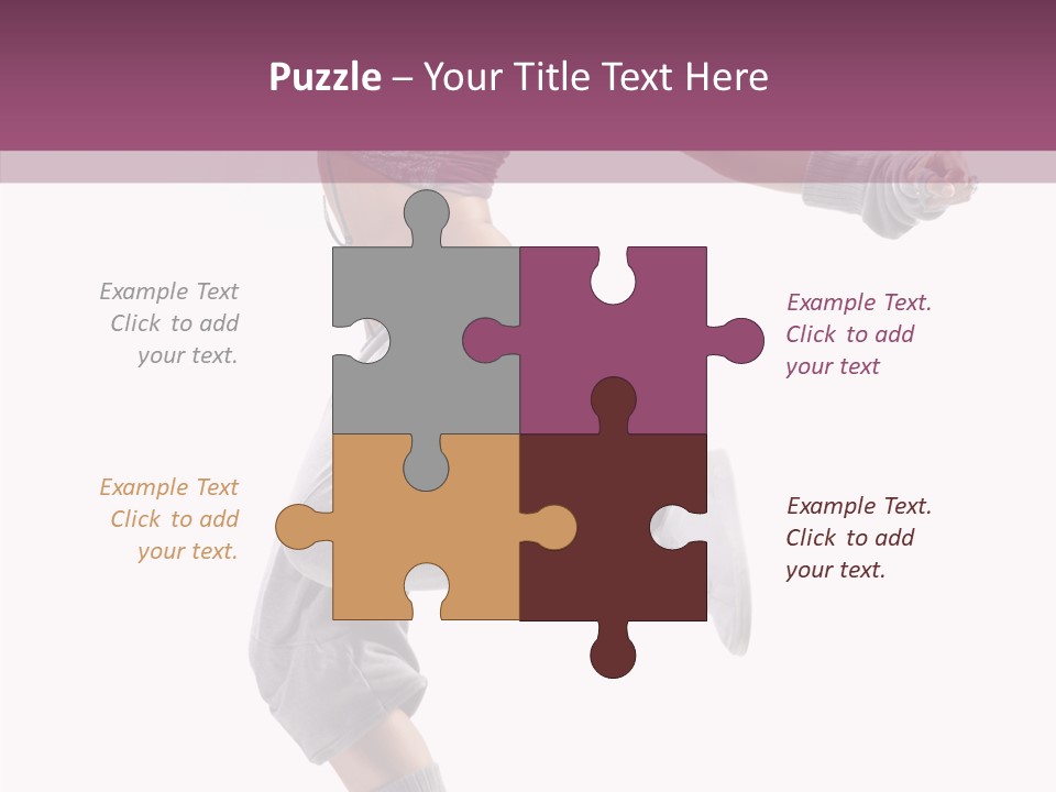 Style Moving Exercizing PowerPoint Template