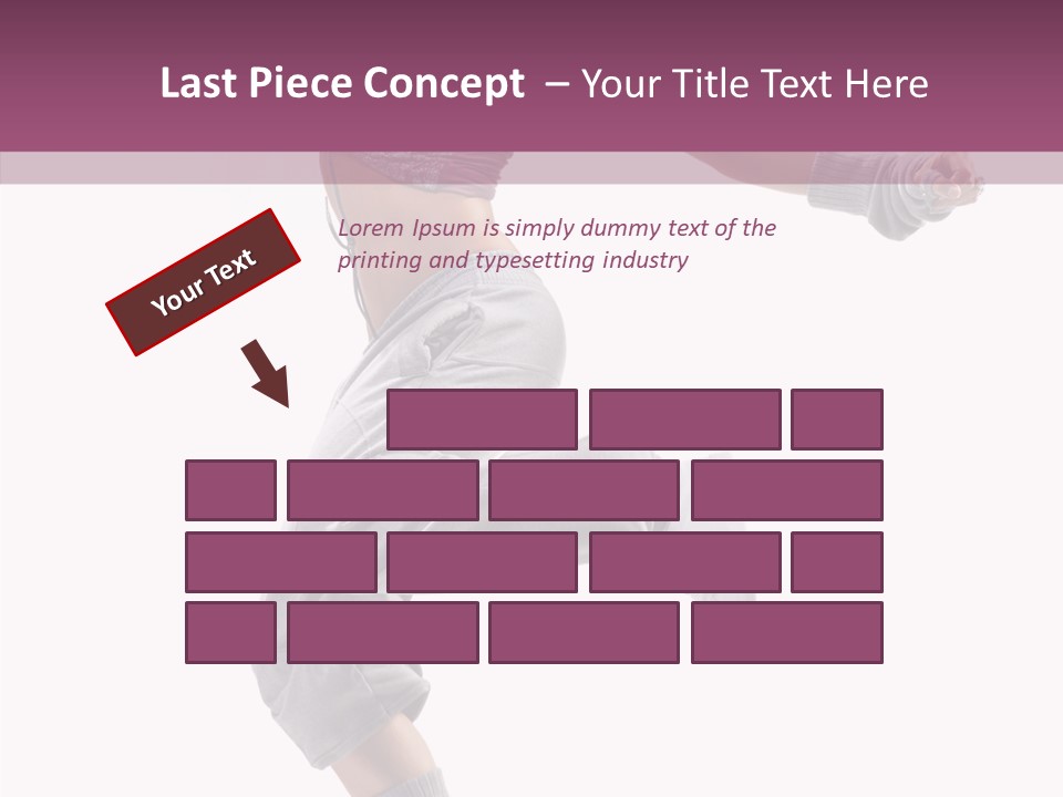 Style Moving Exercizing PowerPoint Template