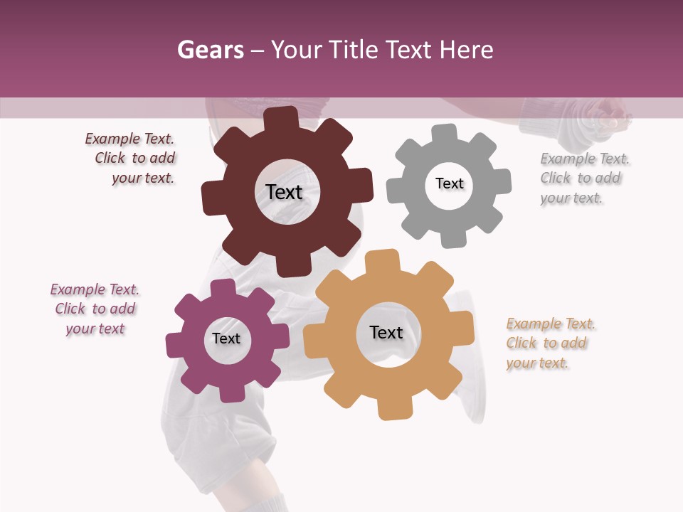 Style Moving Exercizing PowerPoint Template