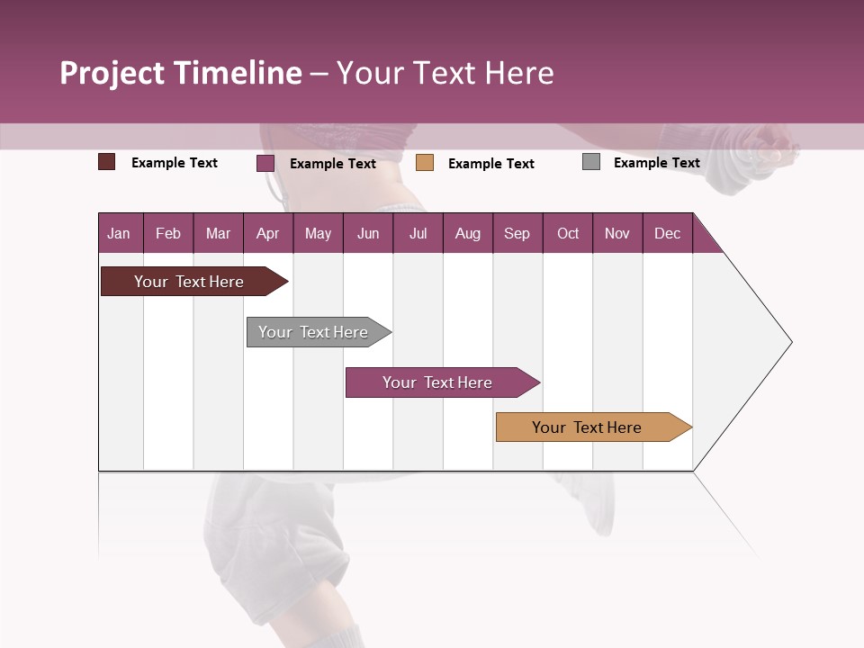 Style Moving Exercizing PowerPoint Template