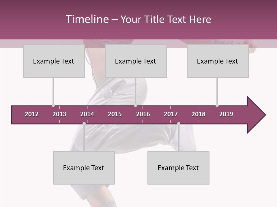 Style Moving Exercizing PowerPoint Template