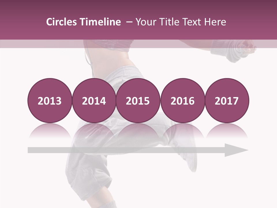 Style Moving Exercizing PowerPoint Template