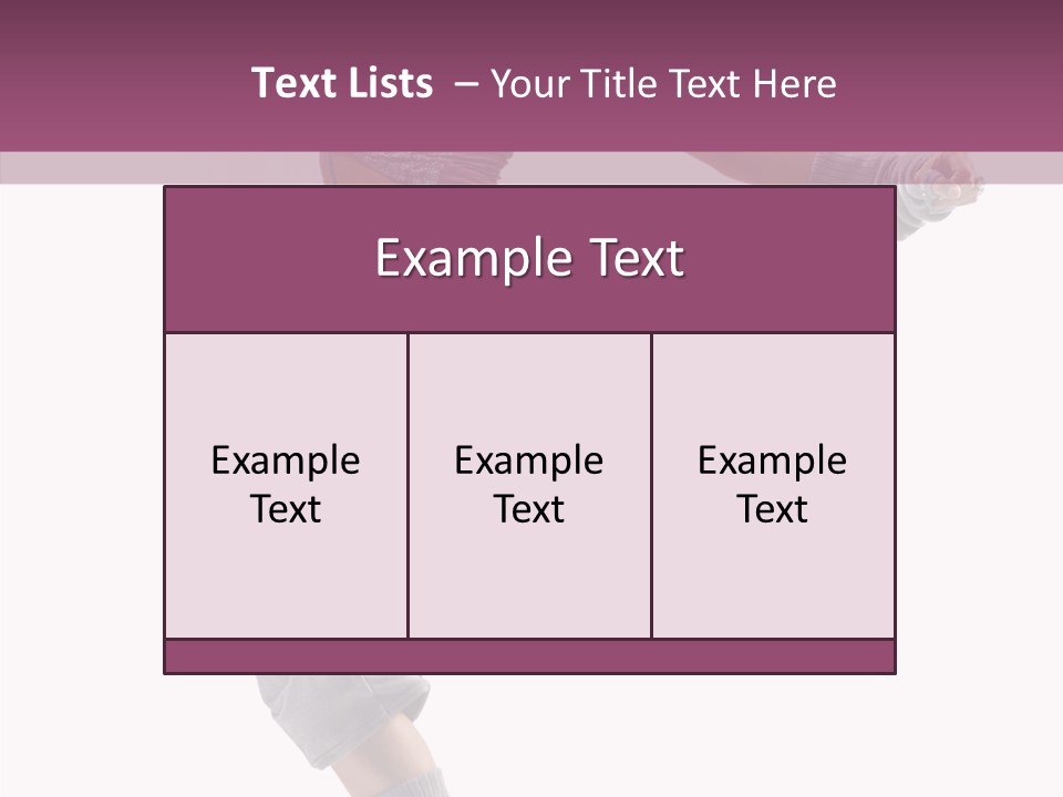 Style Moving Exercizing PowerPoint Template