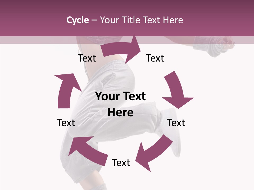 Style Moving Exercizing PowerPoint Template