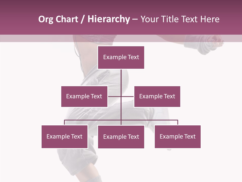 Style Moving Exercizing PowerPoint Template