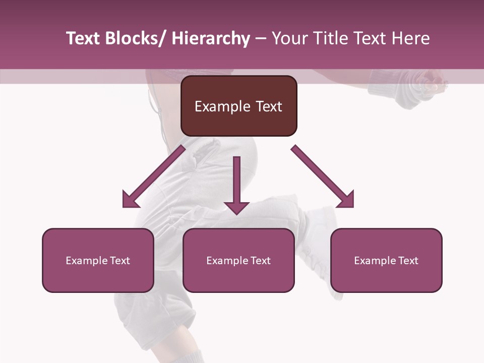 Style Moving Exercizing PowerPoint Template