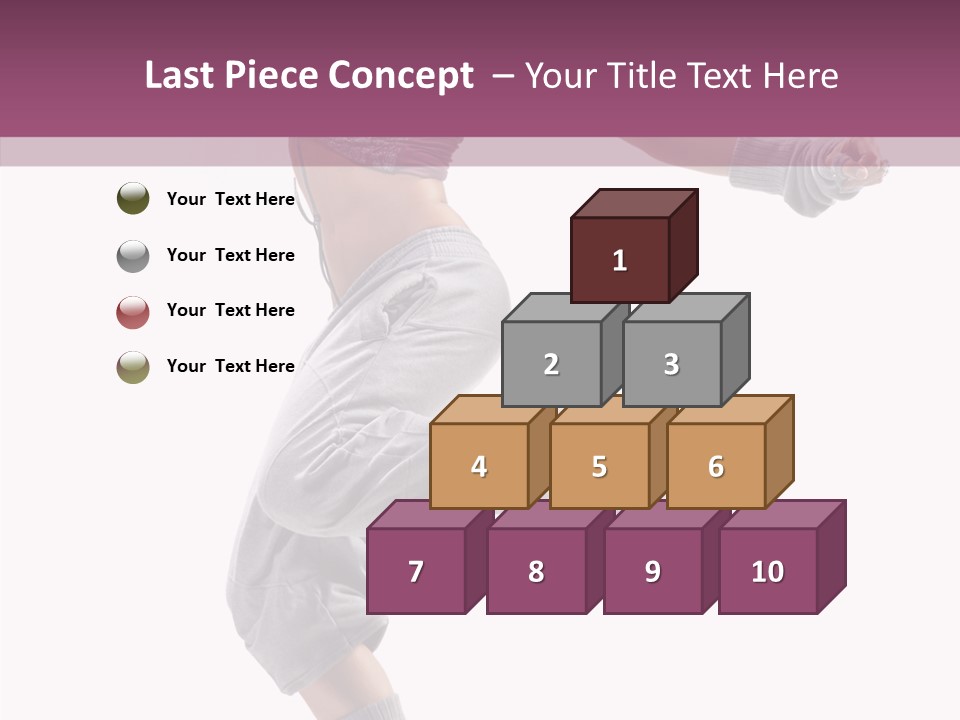 Style Moving Exercizing PowerPoint Template