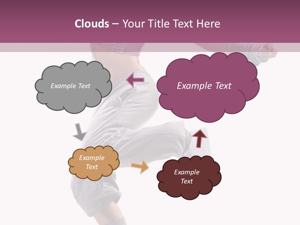 Style Moving Exercizing PowerPoint Template