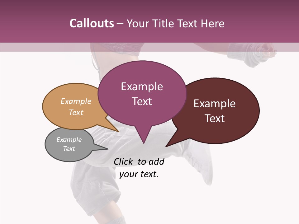 Style Moving Exercizing PowerPoint Template