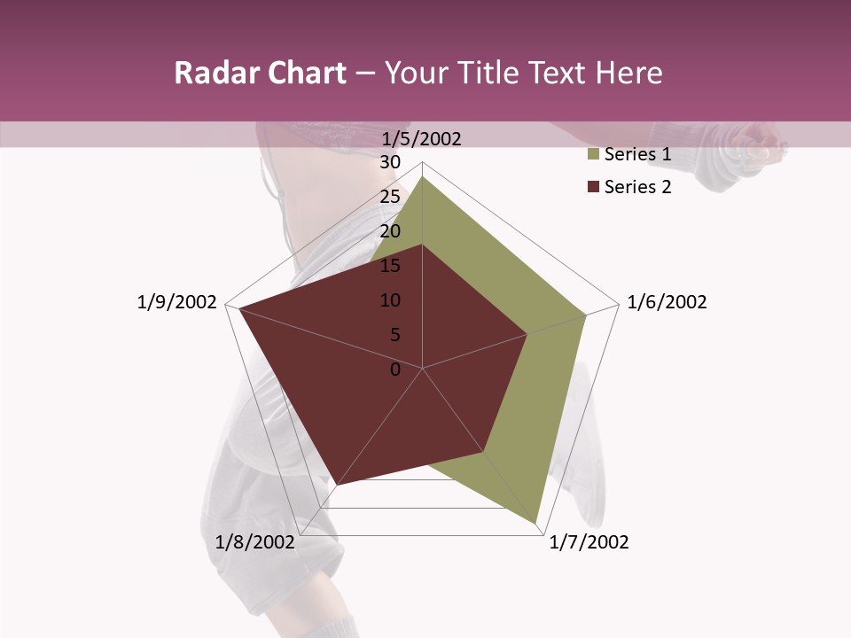 Style Moving Exercizing PowerPoint Template