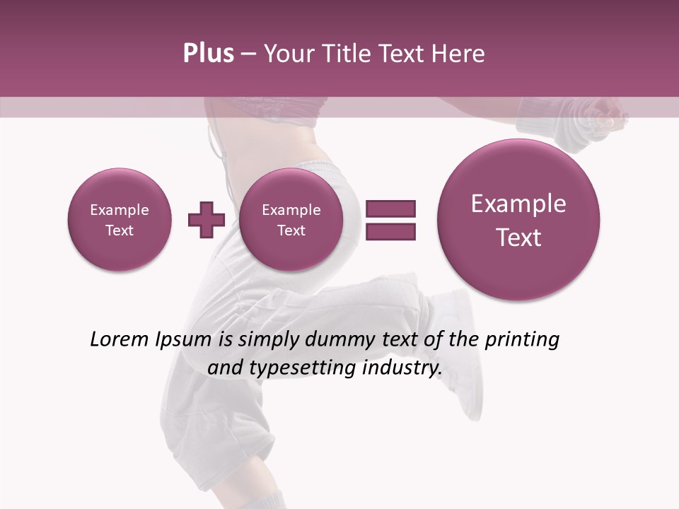 Style Moving Exercizing PowerPoint Template