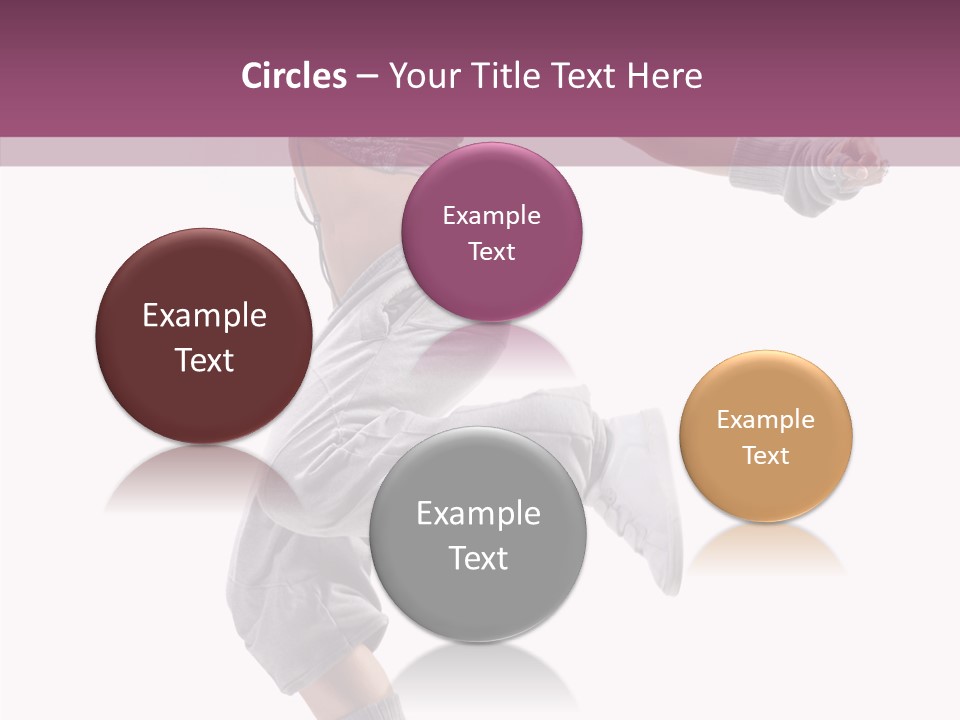 Style Moving Exercizing PowerPoint Template