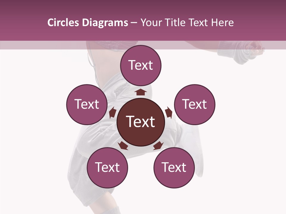 Style Moving Exercizing PowerPoint Template