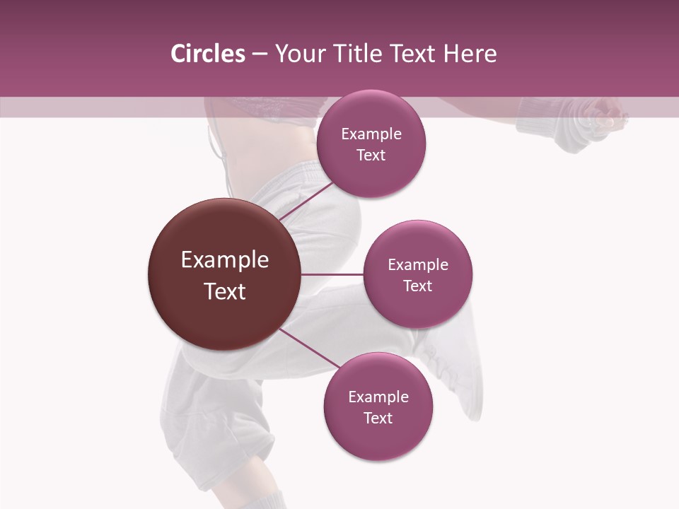 Style Moving Exercizing PowerPoint Template