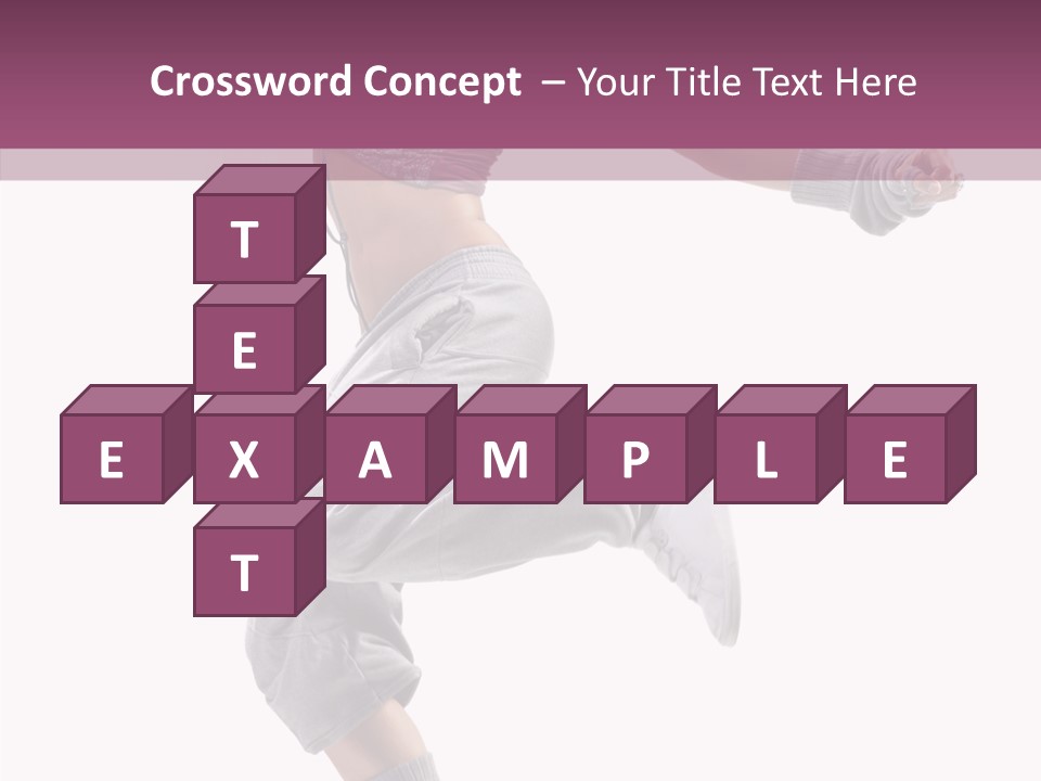 Style Moving Exercizing PowerPoint Template