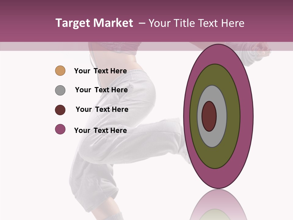 Style Moving Exercizing PowerPoint Template