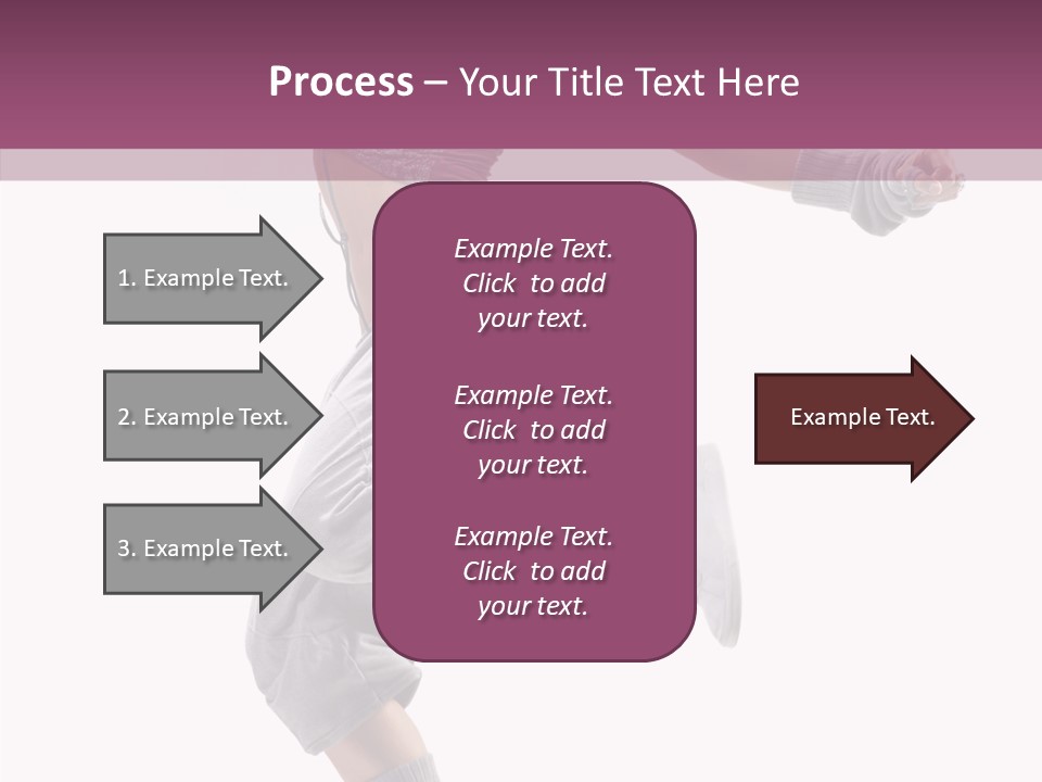 Style Moving Exercizing PowerPoint Template