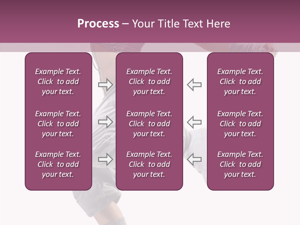 Style Moving Exercizing PowerPoint Template