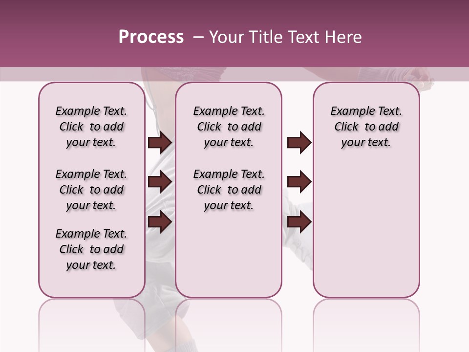 Style Moving Exercizing PowerPoint Template