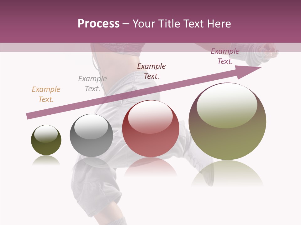 Style Moving Exercizing PowerPoint Template