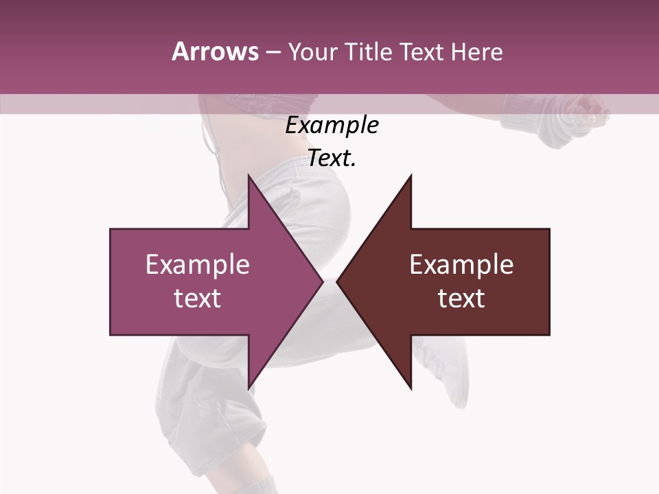 Style Moving Exercizing PowerPoint Template