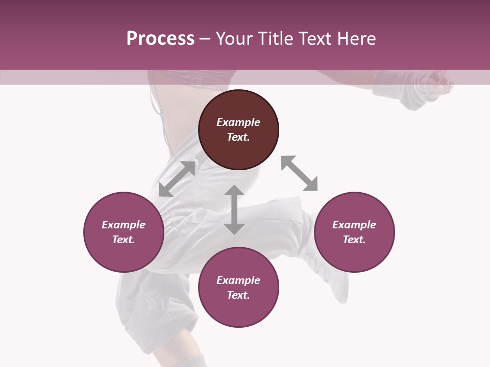 Style Moving Exercizing PowerPoint Template