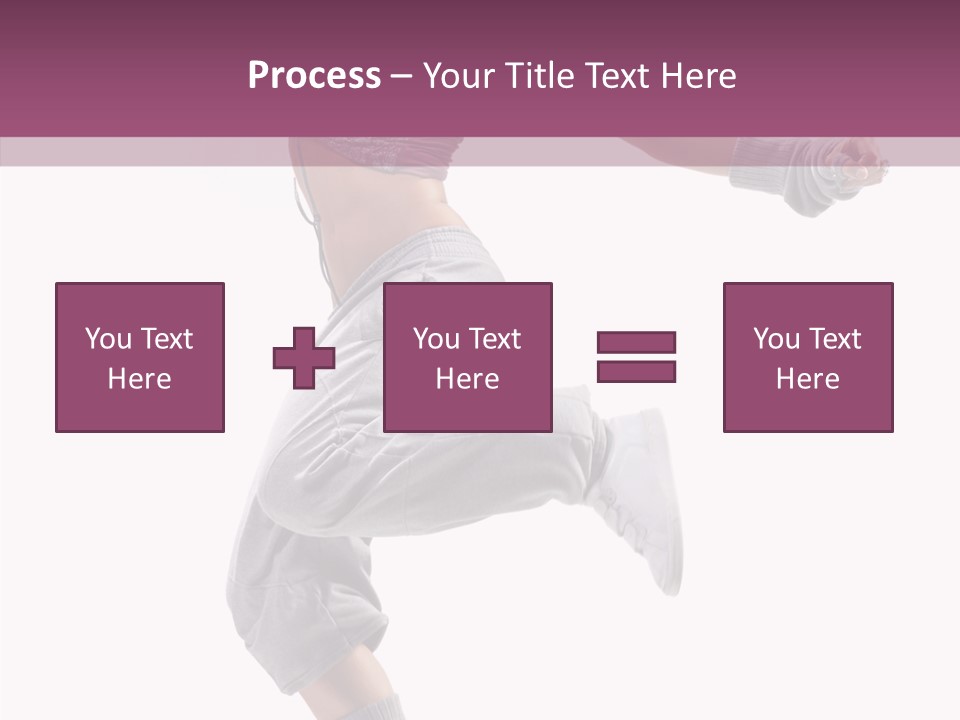 Style Moving Exercizing PowerPoint Template