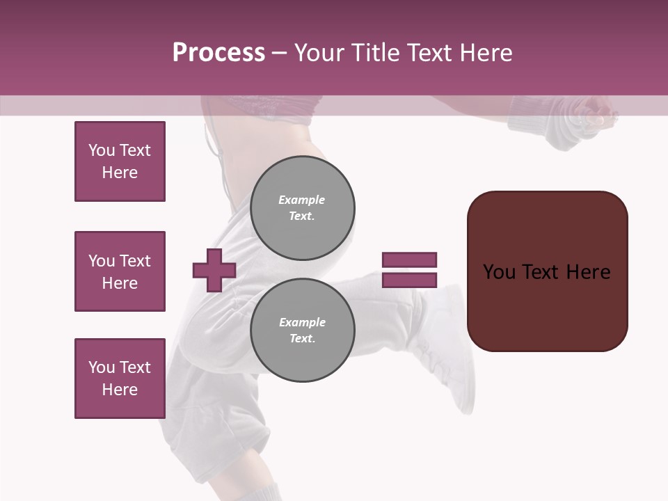 Style Moving Exercizing PowerPoint Template