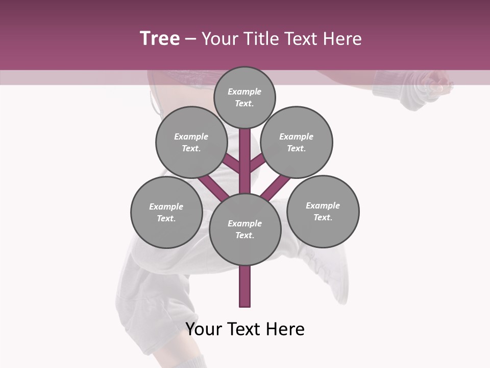 Style Moving Exercizing PowerPoint Template