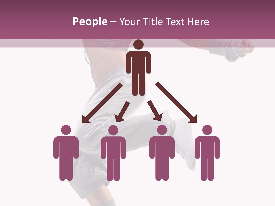 Style Moving Exercizing PowerPoint Template