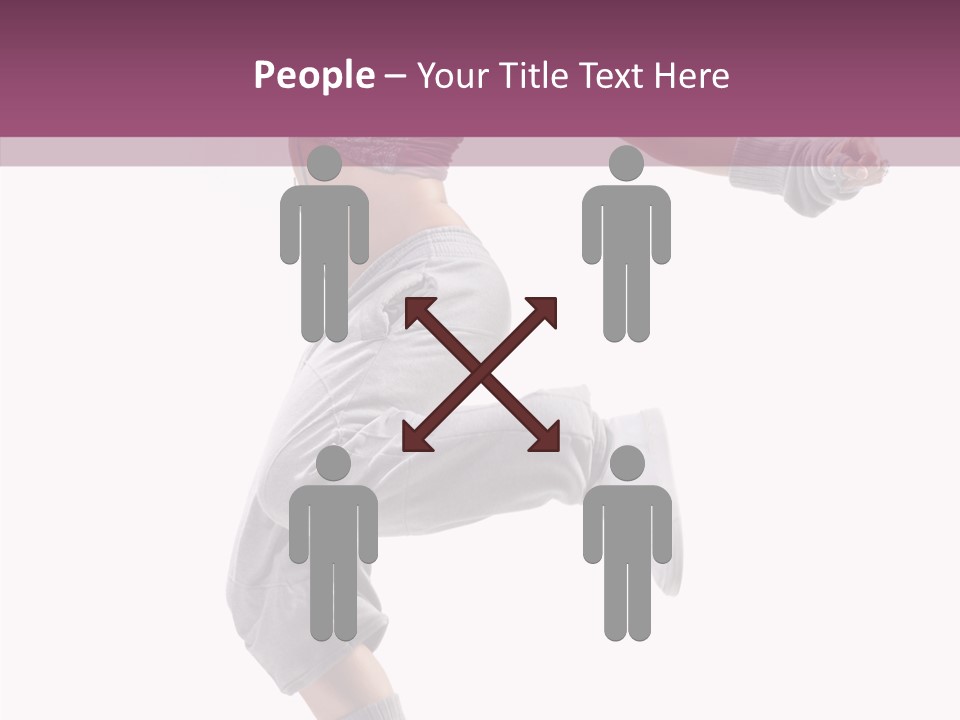 Style Moving Exercizing PowerPoint Template