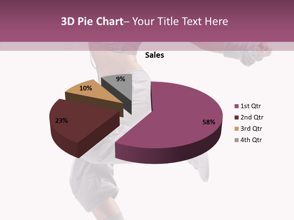 Style Moving Exercizing PowerPoint Template