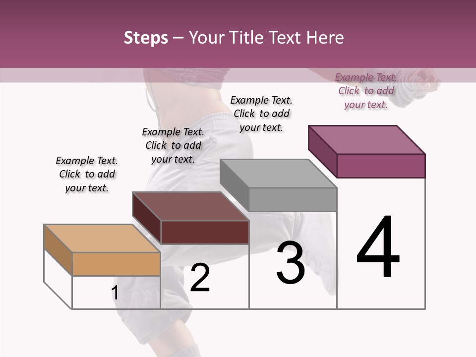 Style Moving Exercizing PowerPoint Template