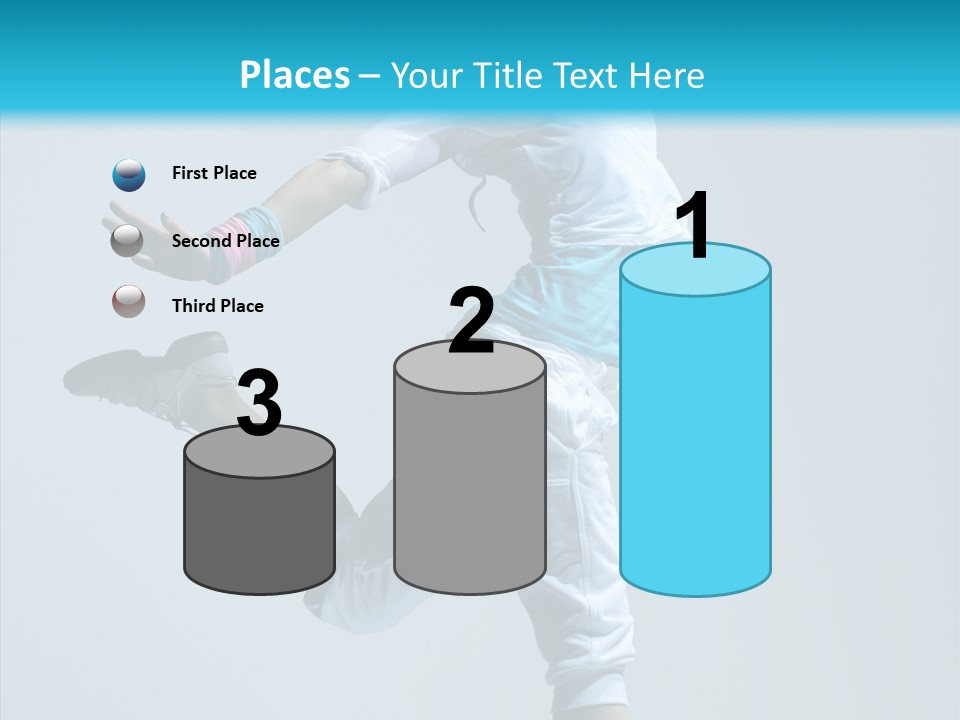 Fitness Female Girl PowerPoint Template