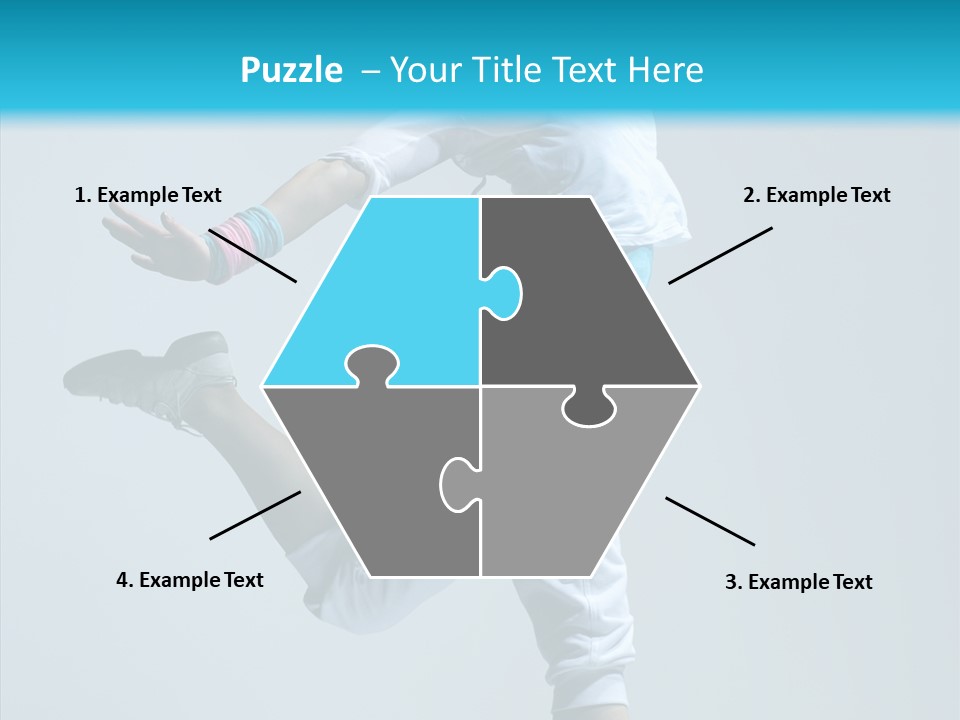 Fitness Female Girl PowerPoint Template