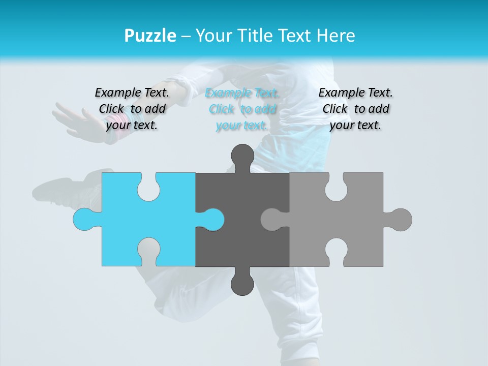 Fitness Female Girl PowerPoint Template