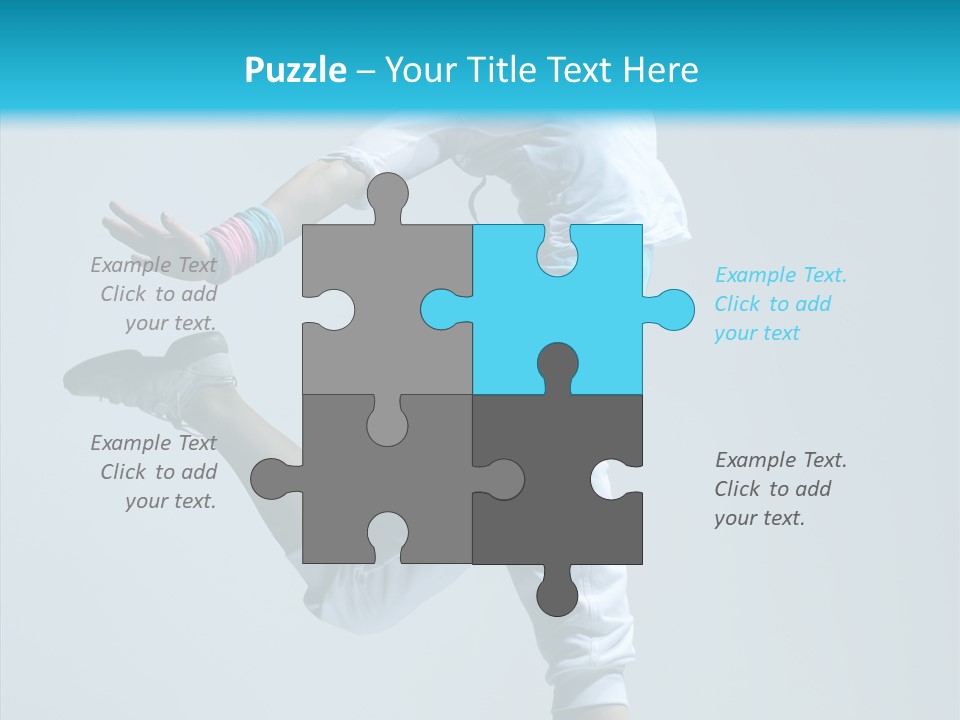 Fitness Female Girl PowerPoint Template