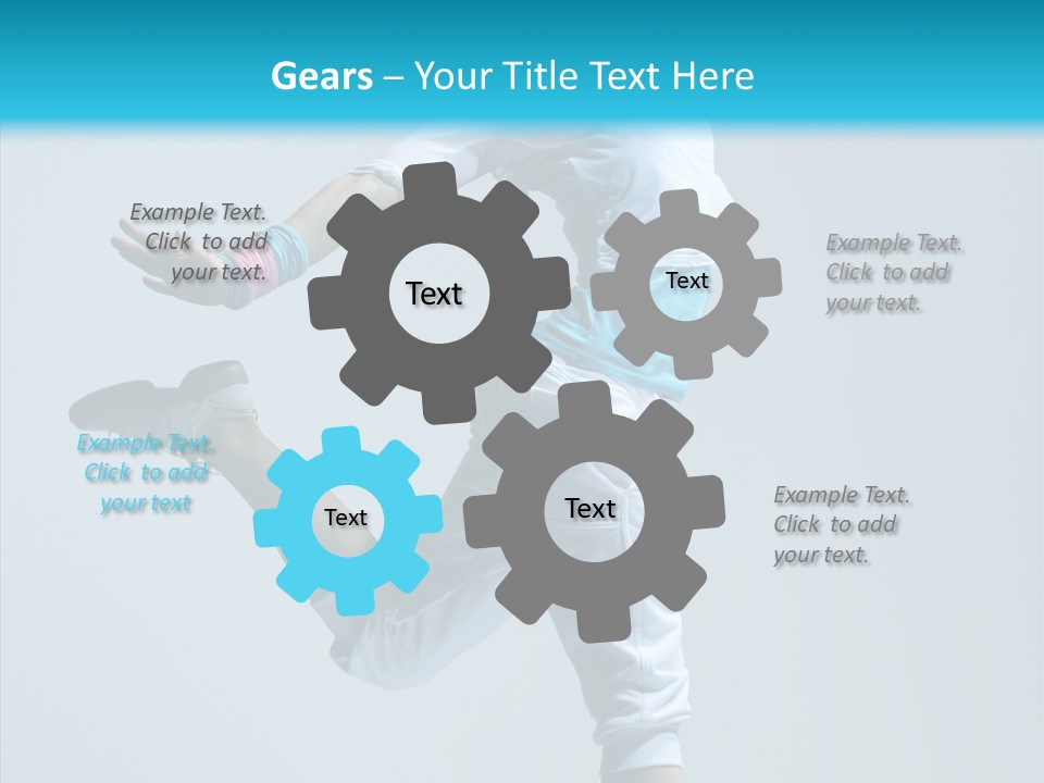 Fitness Female Girl PowerPoint Template