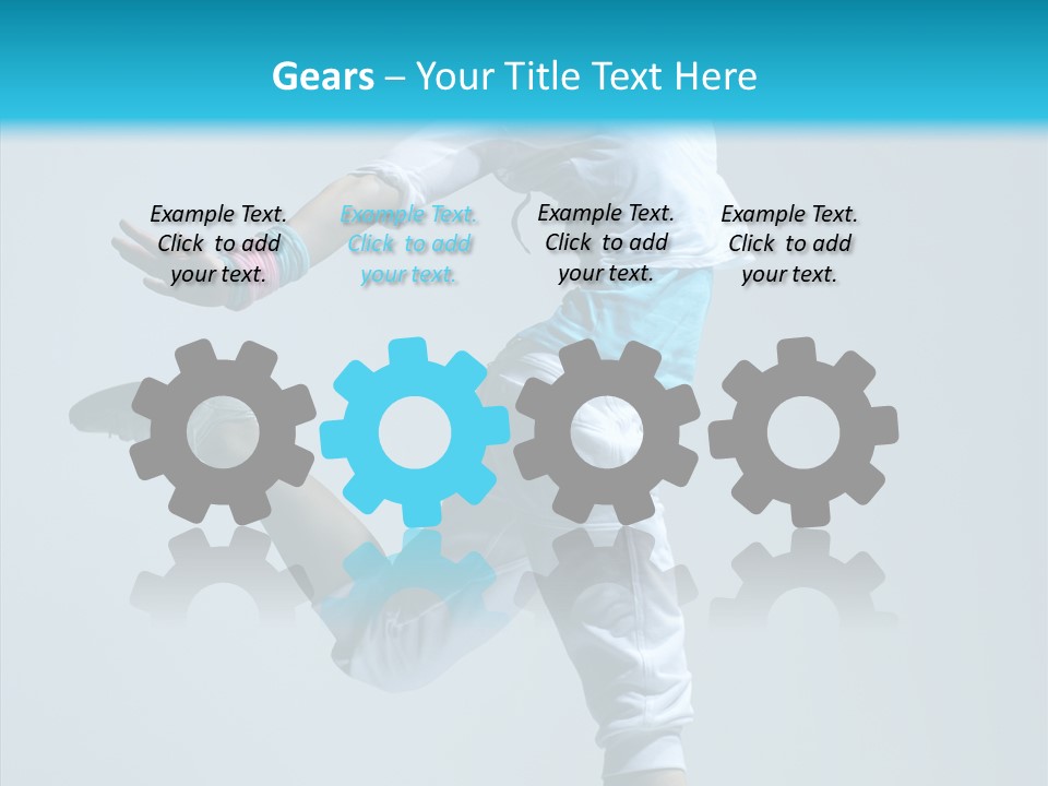 Fitness Female Girl PowerPoint Template