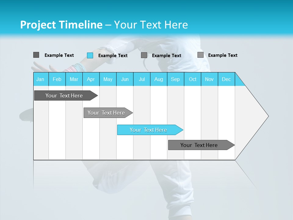 Fitness Female Girl PowerPoint Template